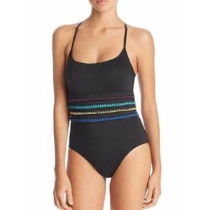 SOLUNA SWIM Women's Summer Soltice Stitched One-Piece Swimsuit Night Siz…